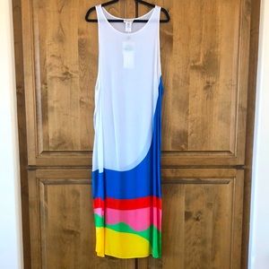 Mara Hoffman Swim “Rainbow” swimwear Coverup XL